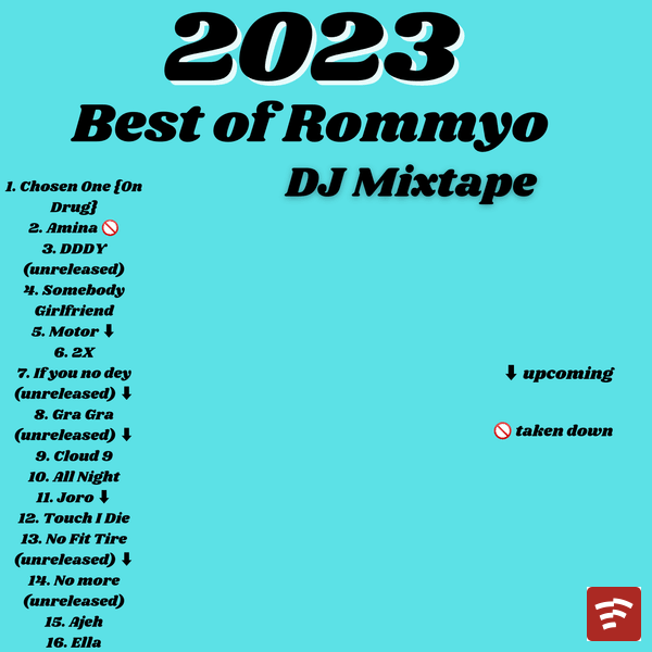 BEST OF ROMMYO DJ MIXTAPE 2023 Mp3 Download