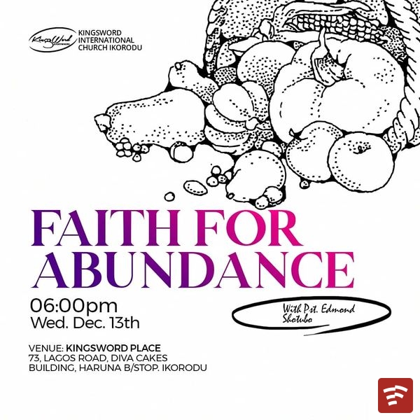 Faith for Abundance 7 Mp3 Download